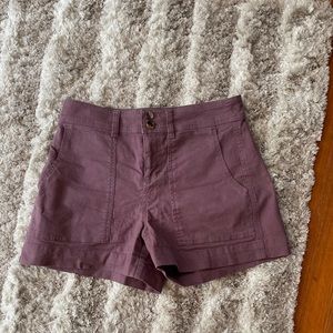 Purple shorts